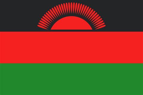 Bandeira Do Malawi Vetor Premium