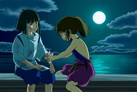 Spirited Away Haku And Chihiro Love