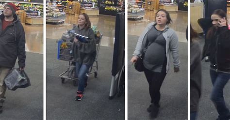 West Chester Police Seeking Four Suspected Walmart Shoplifters
