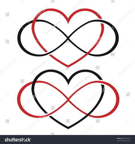 The eternal knot features heavily in tibetan souvenirs and artwork, including on greeting cards, tibetan handicrafts, carpets and prayer flags, to name a few. Endless Love Tattoo Vector - 207681679 : Shutterstock