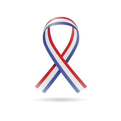 Best Red White And Blue Ribbon Illustrations Royalty Free Vector