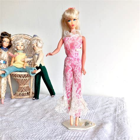mod twist n turn barbie doll vintage etsy