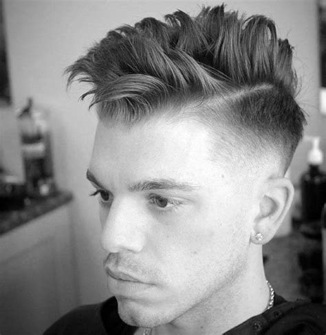 This style will work great on wavy to straight hair types, but wavy hair will get the most volume and hold, says hardges. 60 Men's Medium Wavy Hairstyles - Manly Cuts With Character