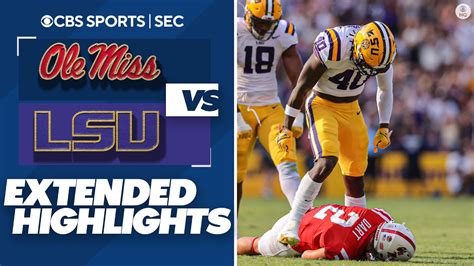 No 7 Ole Miss At Lsu Extended Highlights Tigers Overcome 14 Point Deficit Cbs Sports Hq