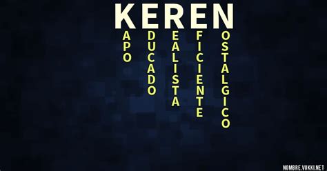 Qué Significa Keren