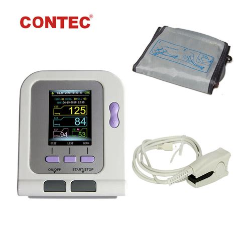 Automatic Digital Blood Pressure Monitor Machine Nibp Cuff Spo2