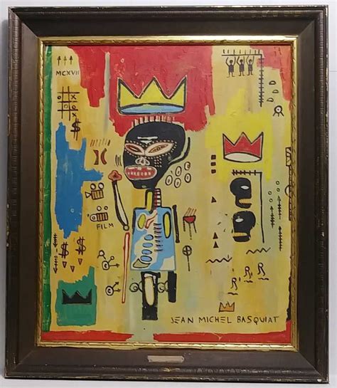 Jean Michel Basquiat Signed Amer1960 1988untitlitled