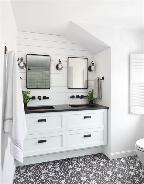 Rustic bathroom vanities are primarily made from solid hardwood, and feature intricate molding, carved drawers and stone countertops. Snug the Vanity Inside a Nook - Beach Bathroom Ideas ...