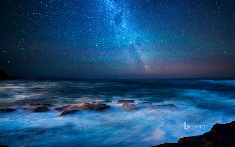 View Of The Milky Way From Great Ocean Road Bing