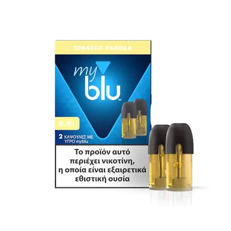 Myblu 2pods Blue Tobacco Vanilla — Albatross Market Λαύριο