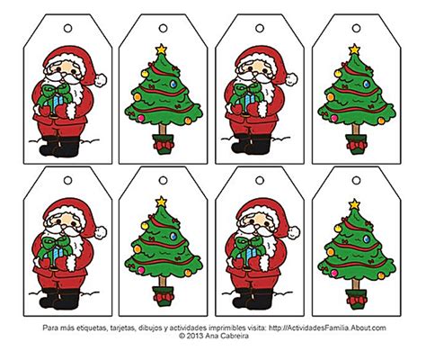 Etiquetas De Navidad Para Imprimir Gratis Descarga El Pdf Etiquetas