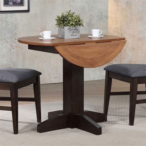 black oak drop leaf table  eci furniture furniturepick