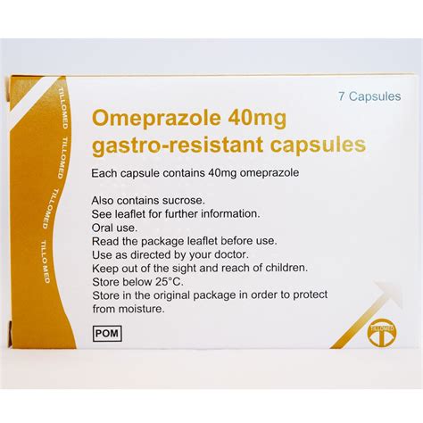 Omeprazole Capsules Gr 40mg 7 Ashtons Hospital Pharmacy Services Ltd