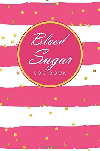 Blood Sugar Log Book Weekly Blood Sugar Diary Daily Glucose Log Book