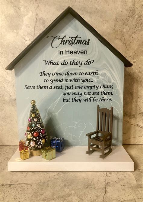 Christmas In Heaven Diy, Memorial Christmas Gift, Christmas Decorations