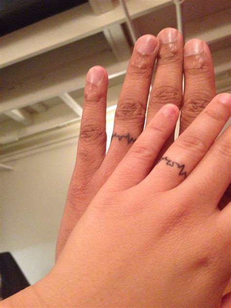 Soulmate Ring Finger Tattoos For Couples Best Tattoo Ideas
