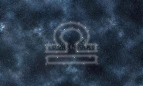 Libra Zodiac Sign Night Sky Stock Image Image Of Fantasy Magic