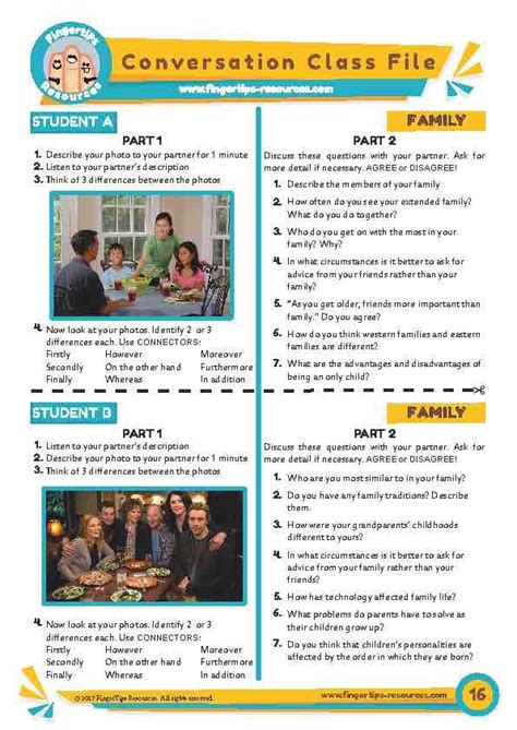 Speaking activities are essential for english language speaking classes. An engaging, fun & interactive pairwork speaking activity ...