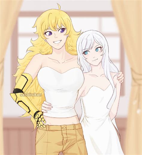 Weiss And Yang Casual Clothes Rwby V7 By Seshirukun On Deviantart