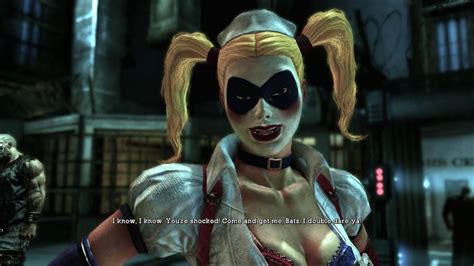 The clown princess of crime blows you a kiss with the harley quinn by stanley lau red white and black statue, but don't trust her because her love can drive you mad. Batman Arkham Asylum Part 9: Handling Harley Quinn - YouTube