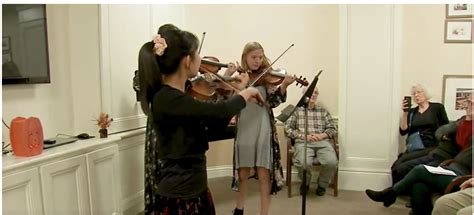 13 Year Old Violinist Surprises 102 Year Old Friend With Birthday