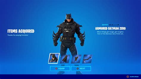How To Get New Armored Batman Zero Skin In Fortnite Youtube