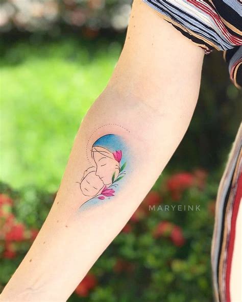 Madre E Hijo Cariñosos Por Mary Ellen Maryeink Tatuajes