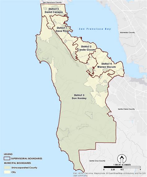 San Mateo County Supervisors Districts Coastside Buzz