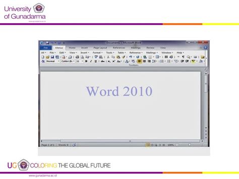 Gambar Microsoft Word 2003 Denah