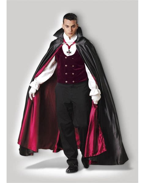 Costume Vampire The Count Dracula Hire Halloween Rent Mens Fancy Dress