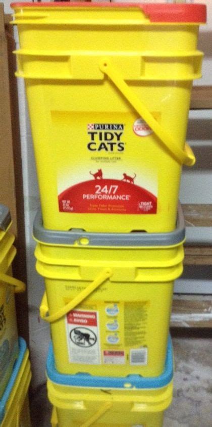 Repurposing Empty Cat Litter Buckets Hometalk