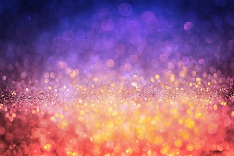 Multicolor Blur Bokeh Sparkle Glitter Background Stock Photo Image Of