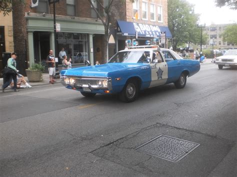 Old Chicago Police Car in Von Steuben Parade
