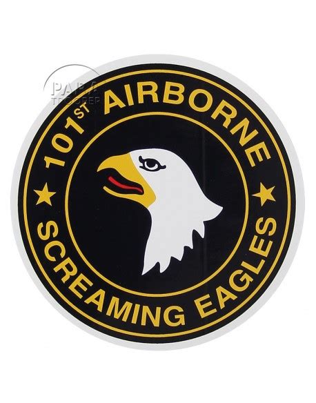 Sticker 101st Airborne Division Screaming Eagles