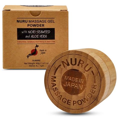 Buy Nuru Massage Gel Therapy Powder 40g Sumire Edition Nori Seaweed And Aloe Vera Made In