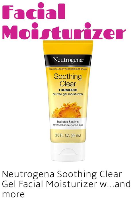 Soothing Clear Gel Facial Moisturizer With Calming Turmeric