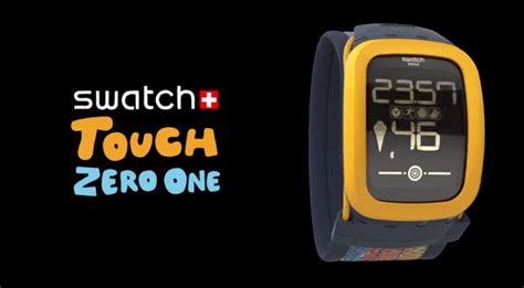 Swatch Unveils First Smartwatch With Touch Zero One Onetechavenue