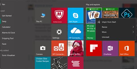 Windows 10 How To Remove Live Tiles From The Start Menu The Blahger