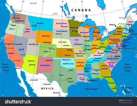 Printable Us Map With Capital Cities Fresh Map The United States And