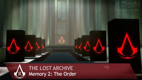 Assassin S Creed Revelations The Lost Archive Memory 2 The Order
