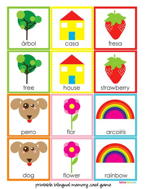 Maybe you would like to learn more about one of these? DIY Bilingual Memory Card Game | Mom.com