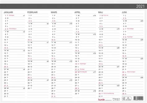 Översiktlig årskalender för 2021, datumen visas per månad inklusive veckonummer. Väggblad Elegant 420x297 2021