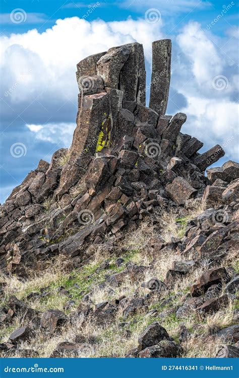 Drumheller Channels National Natural Landmark Stock Image - Image of