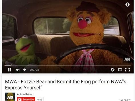 Watch Fozzie Kermit Chill Out With Nwas Express Yourself
