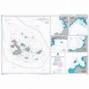 British Admiralty Nautical Chart 1375 Archipielago De Colon Galapagos