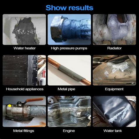 Welding metal results when two pieces are heated to a temperature that produces a shared pool of molten metal. Magic Welding Waterproof Resistance High Temperature ...