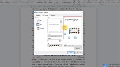 How To Set Page Borders In Wps Writer Wps Office Academy