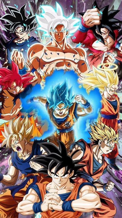 All Goku Forms Clean Wallpaper Rdragonballsuper