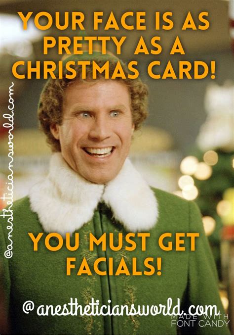 Facial For A Beautiful Christmas Card Face