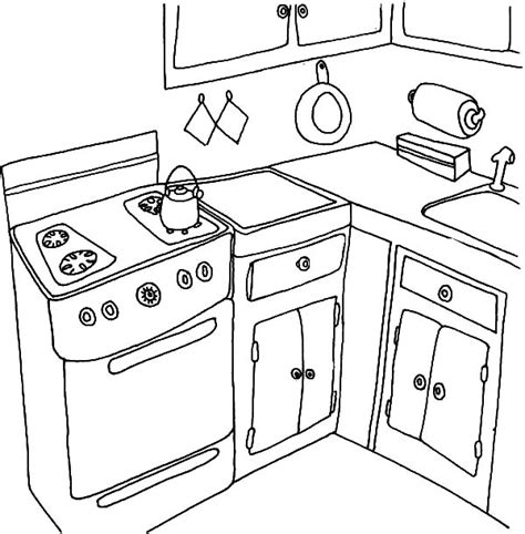 Adult Coloring Pages Kitchens Coloring Pages